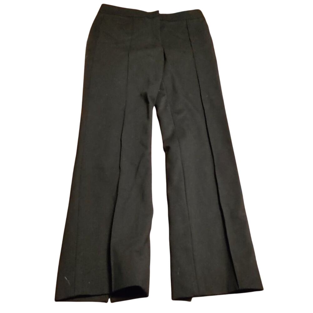 Dorothee Schumacher Womens Black Pants Back Slits Size 3 EUC